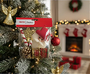 Kit Pendente Natalino C/6 Peças - Enfeite Colorido Pendente
