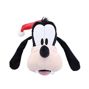 Pelúcia Natal Cabeça Pateta Papai Noel 18cm - Disney