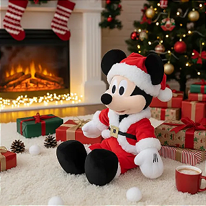 Pelúcia Decorativa Mickey Mouse 30cm - Disney Natal