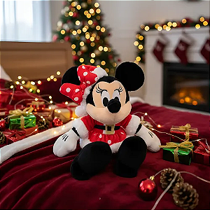 Pelúcia Decorativa Minnie Mouse 30cm - Disney Natal
