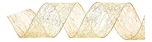 Fita Aramada Tela Trabalhada Com Glitter 6,3cmx9,14m