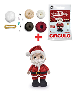Kit Amigurumi Coleção Natal Papai Noel - Círculo