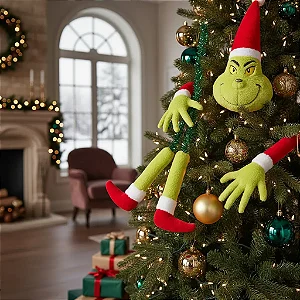 Enfeite Natalino Pick Decorativo Grinch Verde Claro - Unid