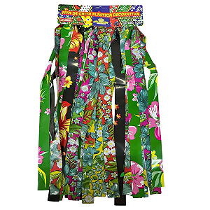 Varal Decorativo Fitas De Chita Plástica C/10 Metros- Junina