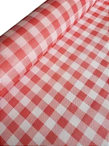 Tnt Estampado Xadrez Vermelho - Decoração - 1 Metro