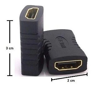 EMENDA HDMI FÊMEA X HDMI FÊMEA
