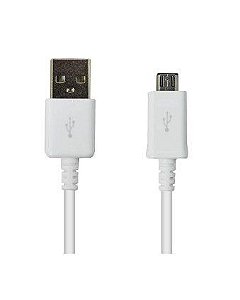 CABO USB P/ MICRO USB ( V8 ) 80 CM. BRANCO