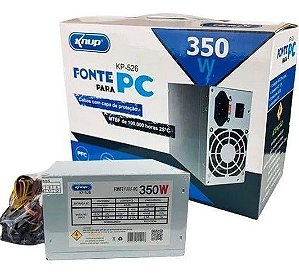 FONTE ATX KNUP 350W KP-526