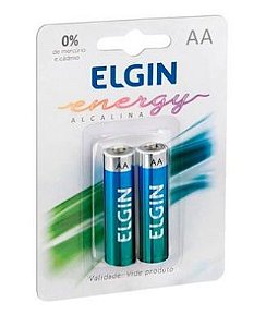 PILHA ELGIN ALCALINA AA C/ 2