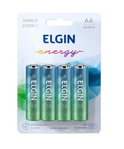 PILHA ELGIN ALCALINA AA C/ 4