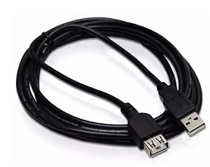 CABO USB EXTENSOR 2.0 A MACHO X A FEMEA 5 MT.