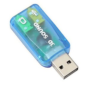 PLACA DE SOM XTRAD USB 5.1 / 2 SAÍDAS P2
