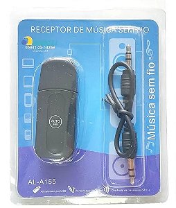 ADAPTADOR BLUETOOTH USB ÁUDIO P2 P/ CARRO