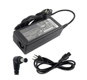 FONTE NOTEBOOK LG 19V/3.42A ( 6.0 X 4.4 mm ) PINO INTERNO COMPATÍVEL