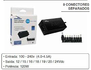 FONTE NOTEBOOK UNIVERSAL GRASEP 120W.