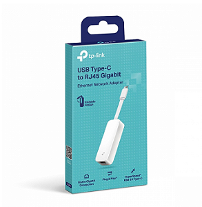 PLACA DE REDE TP-LINK UE300C GIGABIT USB-C P/ RJ45