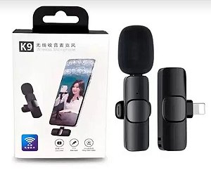 MICROFONE DE LAPELA K9 WIRELESS USB-C