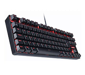 TECLADO GAMER PCYES NERON MECÂNICO PRETO USB SWITCH RED