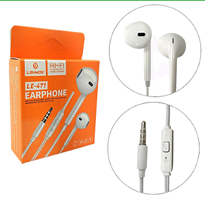 FONE DE OUVIDO LEHMOX LE-471 P3 C/MICROFONE
