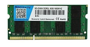 MEMÓRIA NOTEBOOK 8 GB. MACROWAY DDR3L / 1600 MHZ