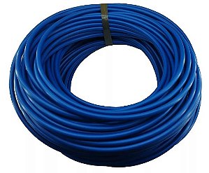 CABO DE REDE CAT6 AZUL 100 MT. SEM PONTAS