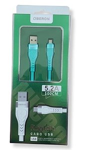 CABO USB 2.0 P/ MICRO USB (V8) OBERON 2 MT.