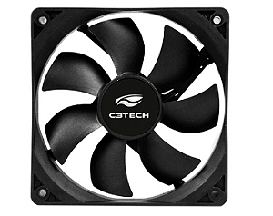 COOLER C3TECH 80mm X 80mm 12V P/ FONTE ( MOLEX)