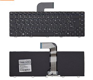 TECLADO NOTEBOOK DELL INSPIRON N4050 / N5050 / N4110 / M5040 PRETO