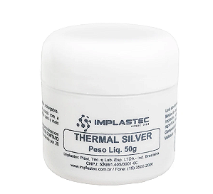 PASTA TERMICA IMPLASTEC PRATA POTE 50G