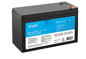 BATERIA SELADA ELGIN 12V. / 7 Ah TERMINAL T1