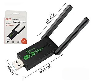 ADAPTADOR WIRELESS AJ-N44-H WIFI 6 DUAL BAND