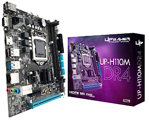 PLACA MÃE UP GAMER H110M LGA1151 DDR4 6ª E 7ª GER.
