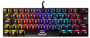 TECLADO GAMER TGT SHERMAN MECANICO SWTCH MARROM USB