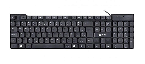 TECLADO VK DYNAMIC DT160 CHOCOLATE PRETO USB