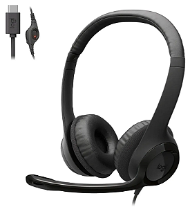 FONE DE OUVIDO LOGITECH H390 C/ MICROFONE