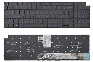 TECLADO NOTEBOOK DELL INSPIRON 15-3510 / 3511 / 3515 / 3520 / 5510 ABNT2