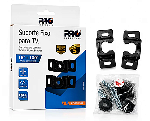 SUPORTE P/ TV PROELETRONIC UNIVERSAL