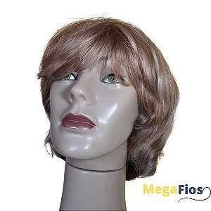 Peruca Lace Cabelo Humano: Louro Escuro - Liso