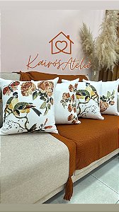 Kit 4 capas Passarinhos