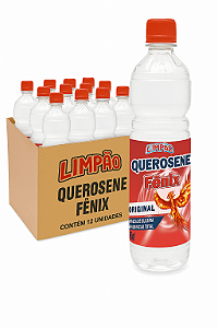 QUEROSENE LIMPAO FRASCO 1L CAIXA COM 12 UNIDADES Limpão