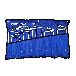 JOGO DE CHAVES BIELA  8 A 19MM 12 PCS - R010249- RIO SUL TOOLS