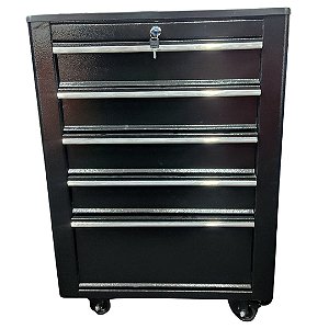 CARRINHO DE FERRAMENTAS 5 GAVETAS PRETO - CEBP - BEZAFER