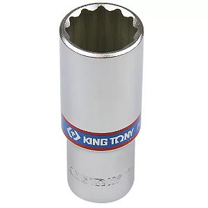 SOQUETE ESTRIADO LONGO 22MM X 1/2 - 423022M - KING TONY