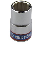 SOQUETE ESTRIADO 18MM X 1/2 - 433018M - KING TONY