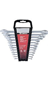 JOGO CHAVE COMBINADA 6X22MM 12 PCS - 154129 - MTX TOOLSWORLD