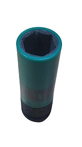 SOQUETE SEXTAVADO DE IMPACTO P/ RODAS LIGA LEVE 19mm 1/2 - 494519M - KING TONY