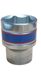 SOQUETE SEXTAVADO 25MM X 1/2 - 433525MR - KING TONY