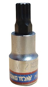 SOQUETE MULTIDENTADO M12 X 1/2 - 402612 - KING TONY