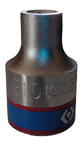 SOQUETE TORX FEMEA E10 X 1/2 - 437510m - KING TONY