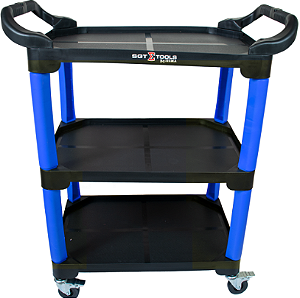 CARRINHO 3 BANDEJAS AZUL - 0699990062 - SIGMA TOOLS
